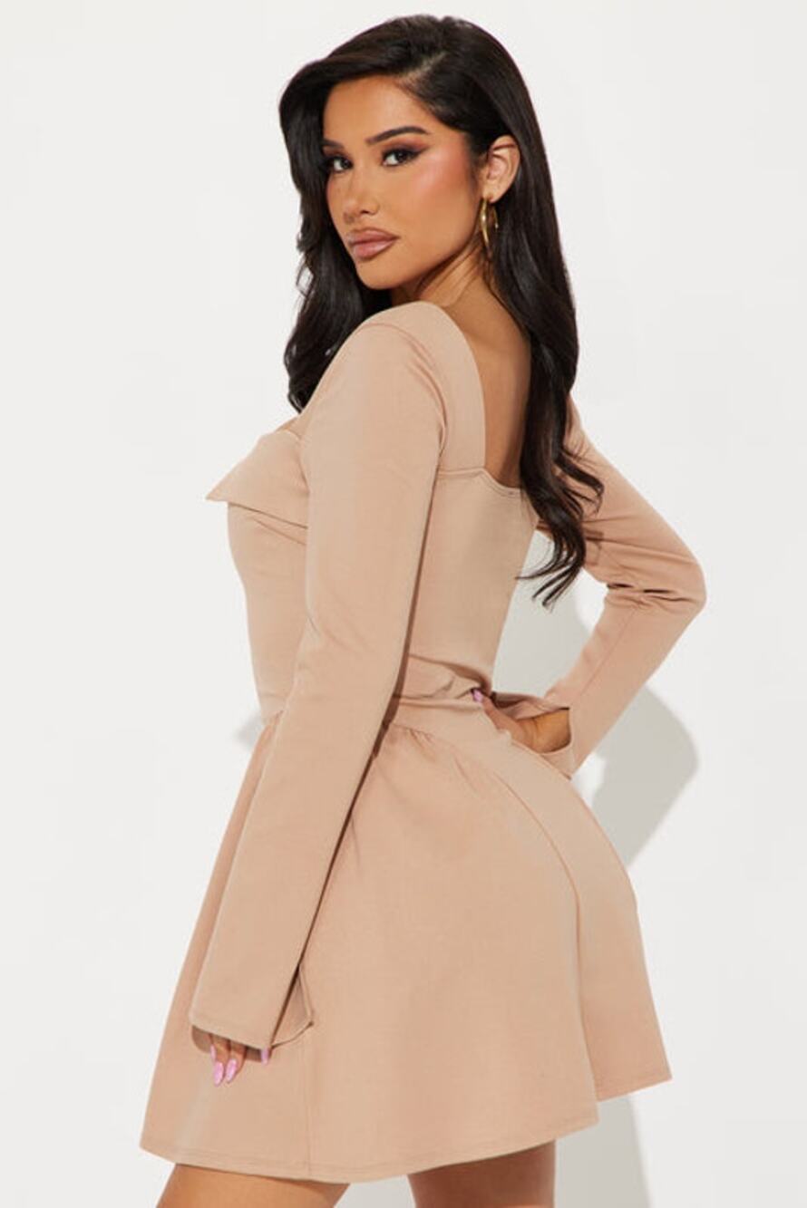 NWT Fashion Nova Mocha Mini Dress Small